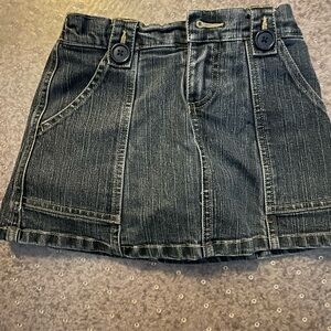 Xhilaration Blue Denim Skort Girl's small
